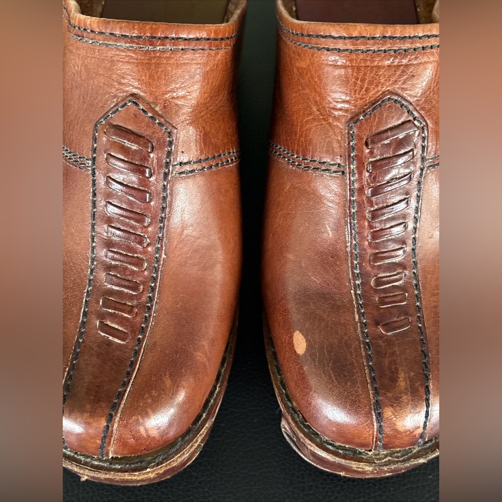 Woodwork by Thom McAn Vintage 1970s Clogs - Picture 7 of 11